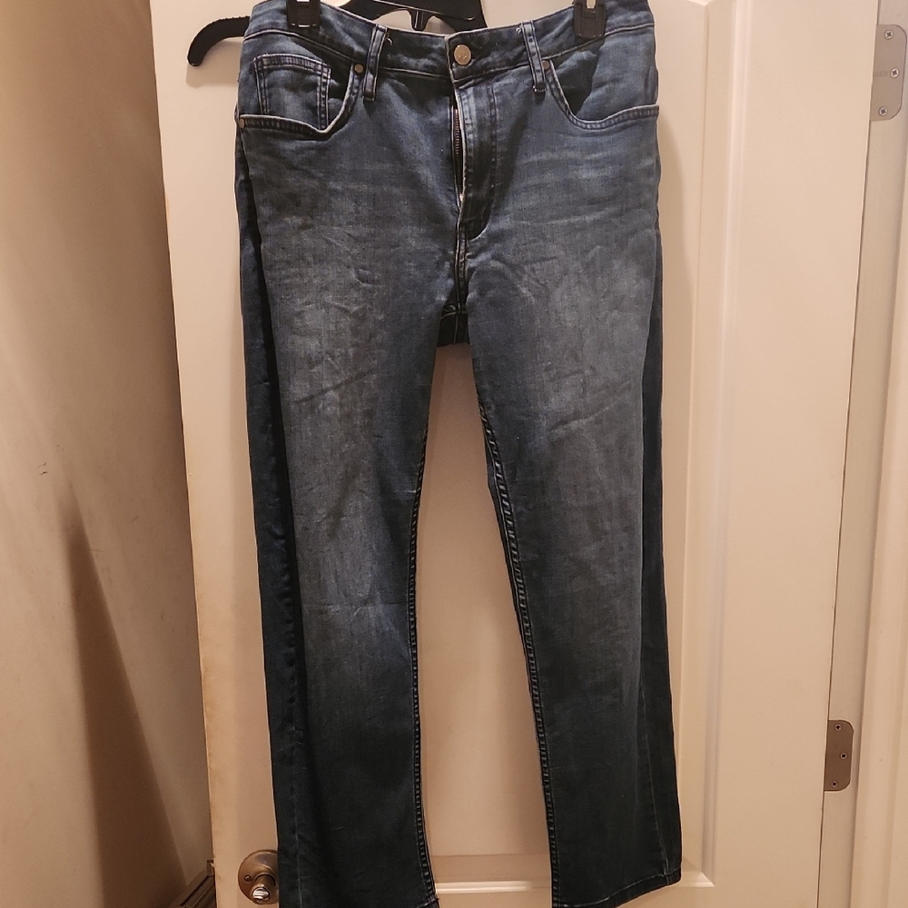 Calvin Klein Jeans Womens Size 12 Blue Straight Jeans